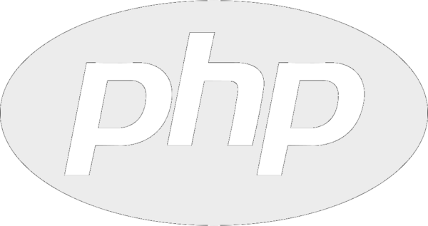 php-logo white
